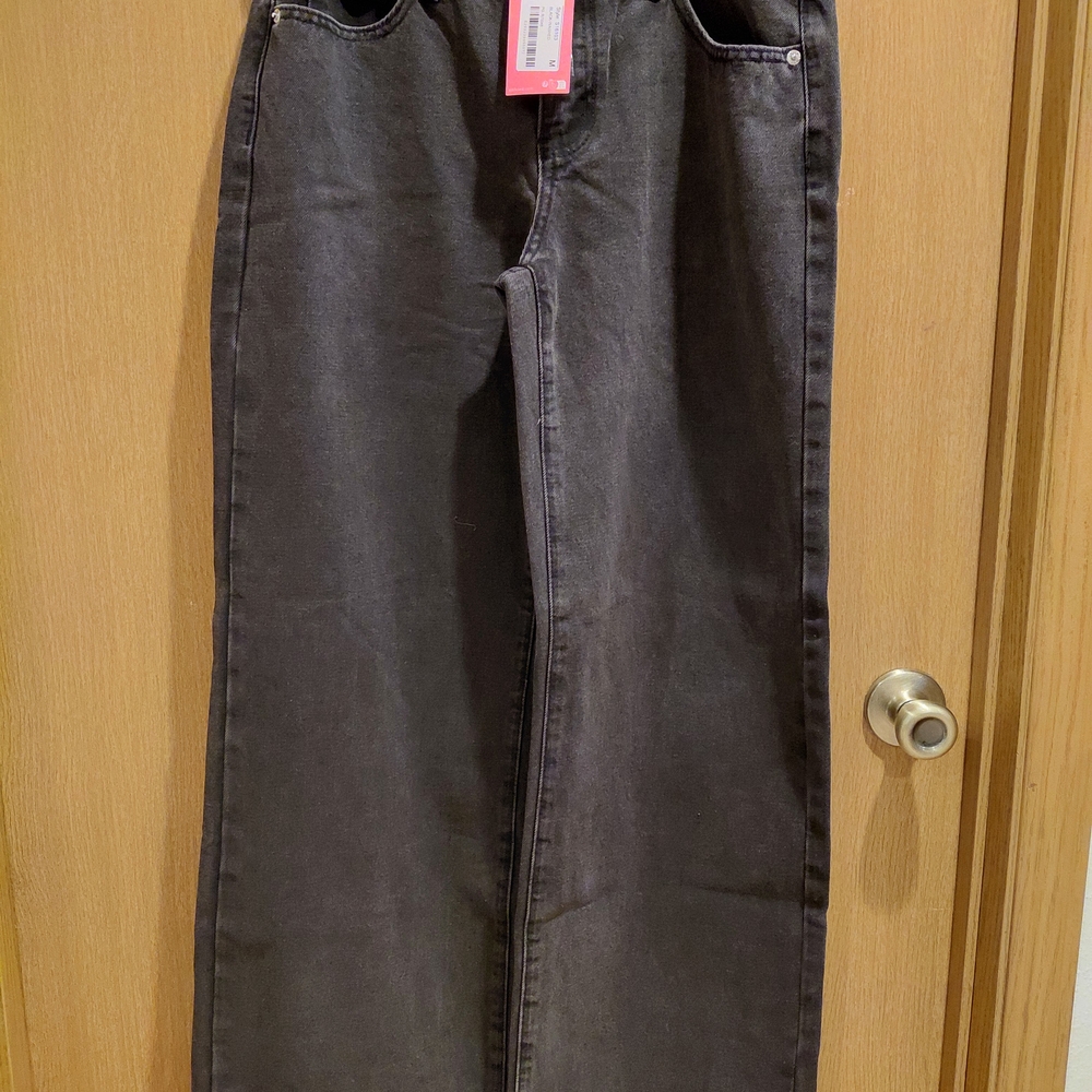 Women's Black Wide-Leg Jeans - Casual Everyday Fit